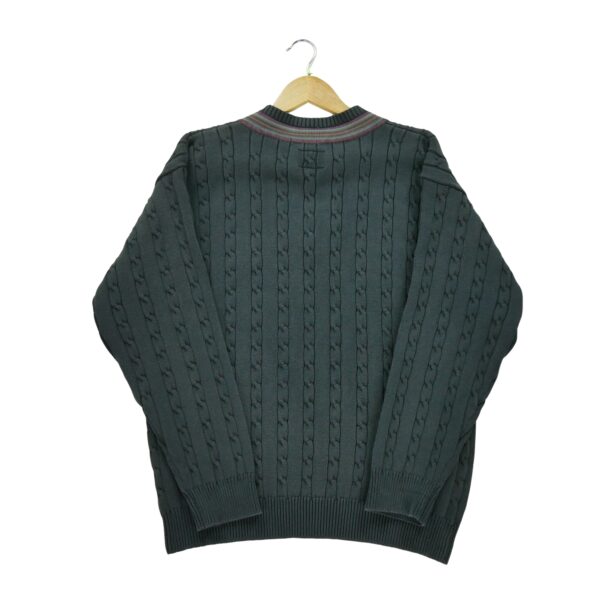Pull homme manches longues gris Tommy Hilfiger Col V