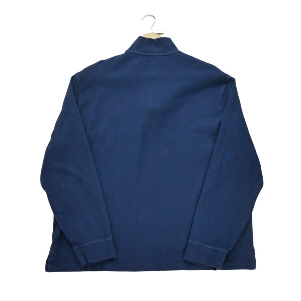 Pull homme manches longues marine Polo Ralph Lauren Col Montant