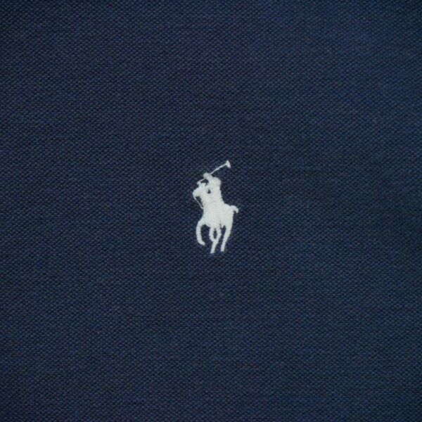 Pull homme manches longues marine Polo Ralph Lauren Col Montant