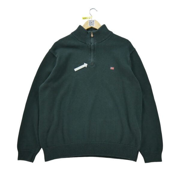 Pull homme manches longues noir Polo Ralph Lauren Col Montant