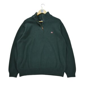 Pull homme manches longues noir Polo Ralph Lauren Col Montant