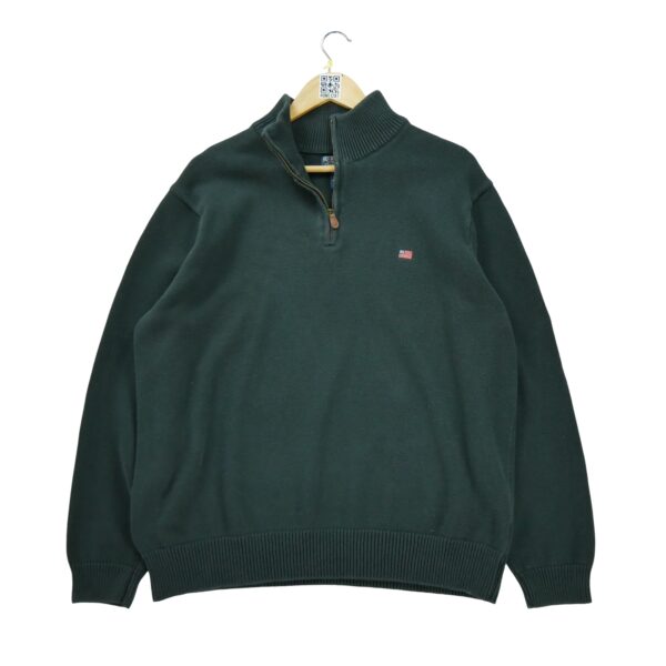 Pull homme manches longues noir Polo Ralph Lauren Col Montant