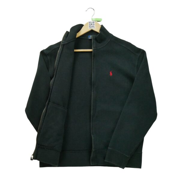 Pull homme manches longues noir Polo Ralph Lauren Col Montant