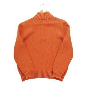 Pull homme manches longues orange Polo Ralph Lauren Col Montant