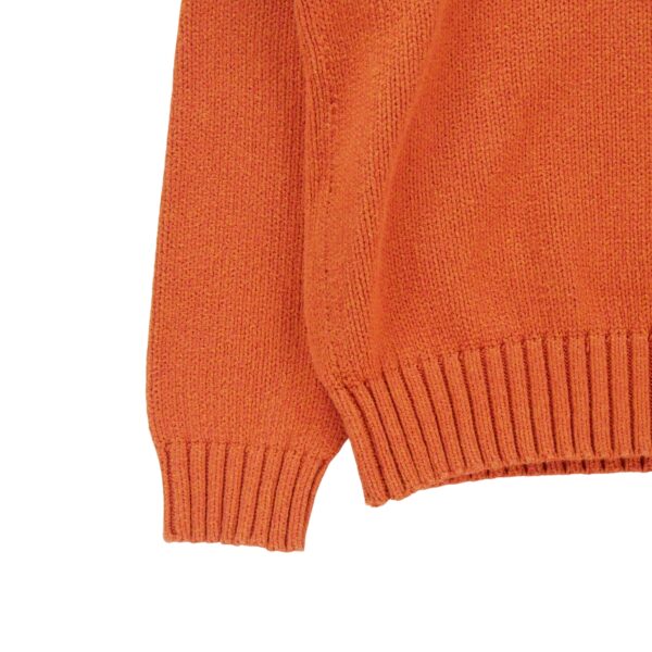 Pull homme manches longues orange Polo Ralph Lauren Col Montant