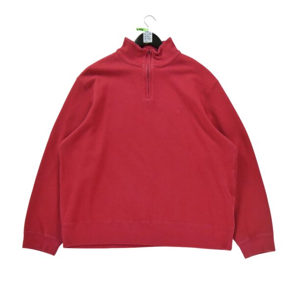 Pull homme manches longues rouge Polo Ralph Lauren Col Montant