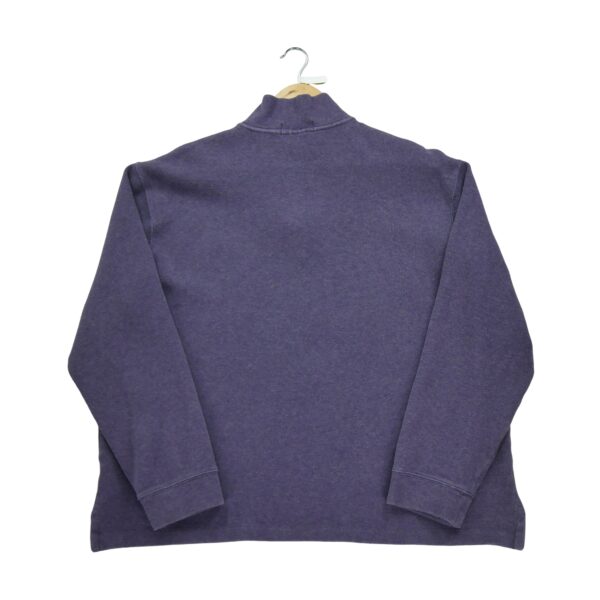 Pull homme manches longues violet Polo Ralph Lauren Motif chine Col Montant