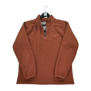 Pull polaires homme manches longues marron The North Face Col Montant