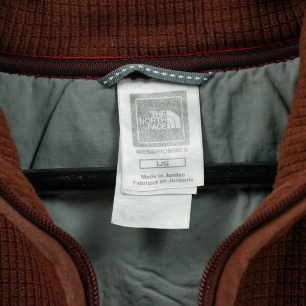 Pull polaires homme manches longues marron The North Face Col Montant
