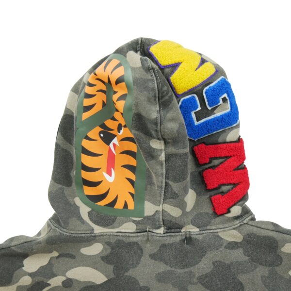Sweat a capuche enfant manches longues camouflage A Bathing Ape Bape Motif a motifs Col Rond