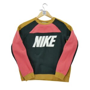 Sweat a capuche femme manches longues noir Nike Col Rond