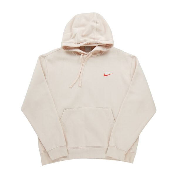 Sweat a capuche femme manches longues rose Nike Col Rond