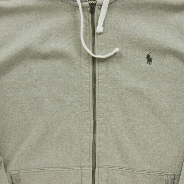 Sweat a capuche homme manches longues beige Polo Ralph Lauren Motif chine Col Rond