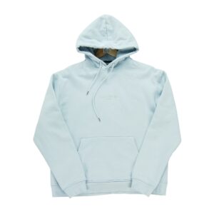 Sweat a capuche homme manches longues bleu clair The Kooples Col Rond
