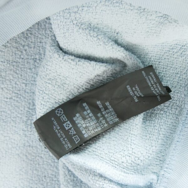Sweat a capuche homme manches longues bleu clair The Kooples Col Rond