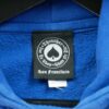 Sweat a capuche homme manches longues bleu Thrasher Motif imprime Col Rond