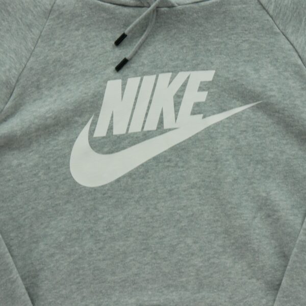 Sweat a capuche homme manches longues gris Nike Col Rond
