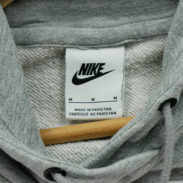 Sweat a capuche homme manches longues gris Nike Col Rond