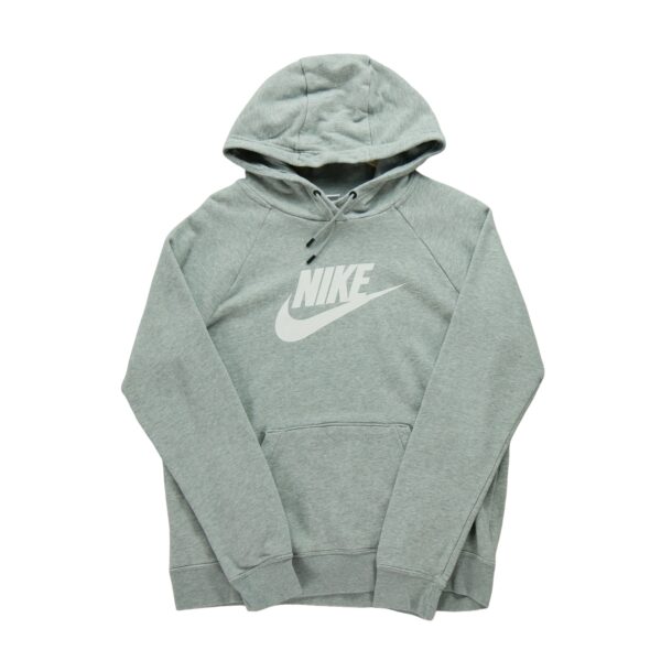 Sweat a capuche homme manches longues gris Nike Col Rond