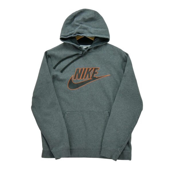 Sweat a capuche homme manches longues gris Nike Motif chine Col Rond
