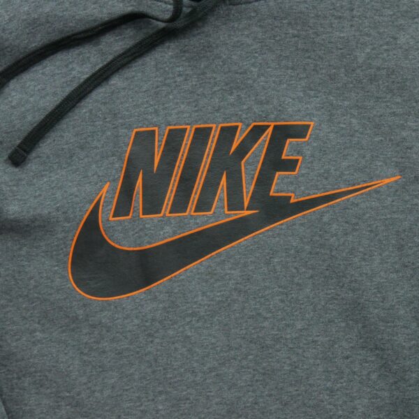 Sweat a capuche homme manches longues gris Nike Motif chine Col Rond