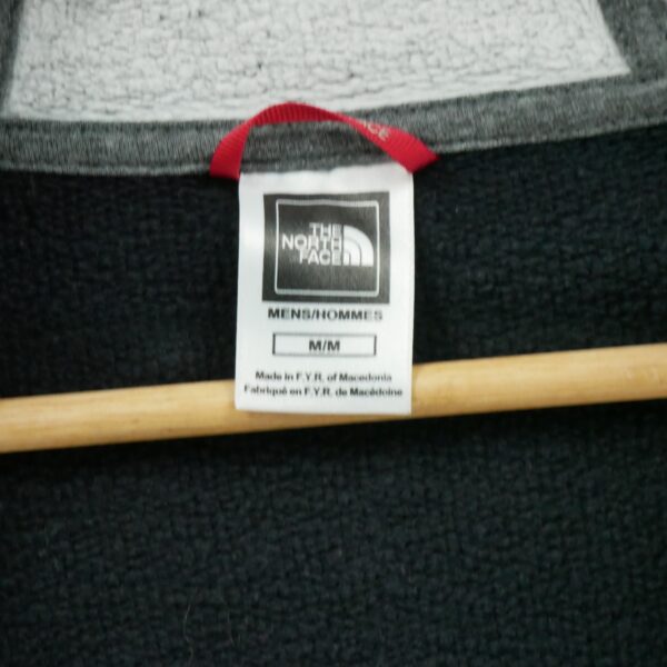 Sweat a capuche homme manches longues gris The North Face Col Montant