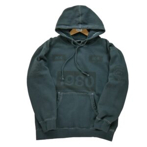 Sweat a capuche homme manches longues marine Stussy Col Rond