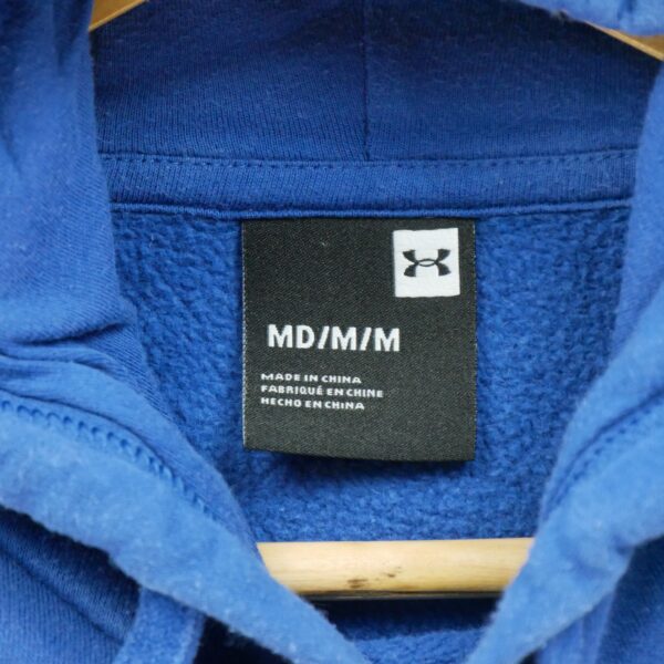 Sweat a capuche homme manches longues marine Under Armour Motif imprime Col Rond