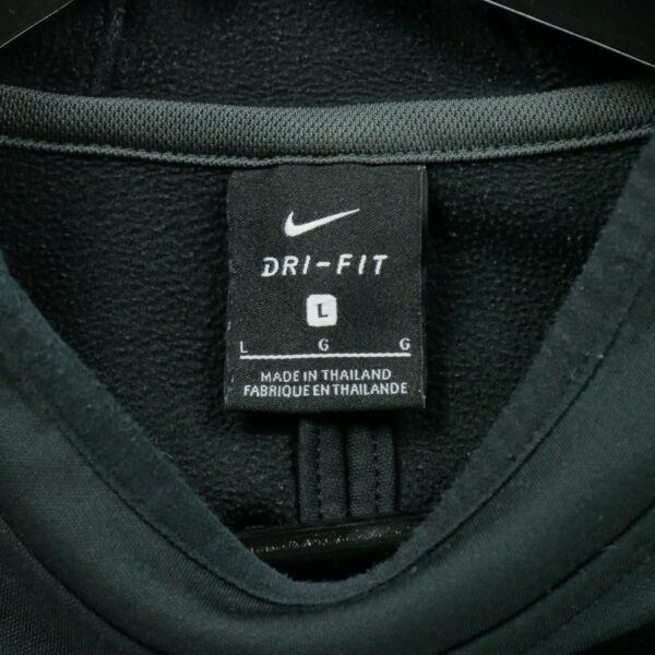 Sweat a capuche homme manches longues noir Nike Col Montant