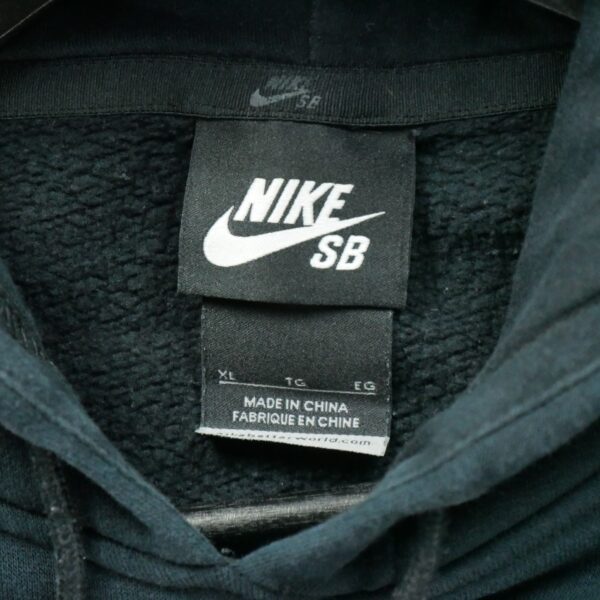 Sweat a capuche homme manches longues noir Nike Col Rond