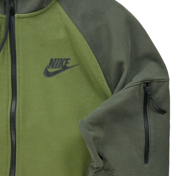 Sweat a capuche homme manches longues vert Nike Col Montant