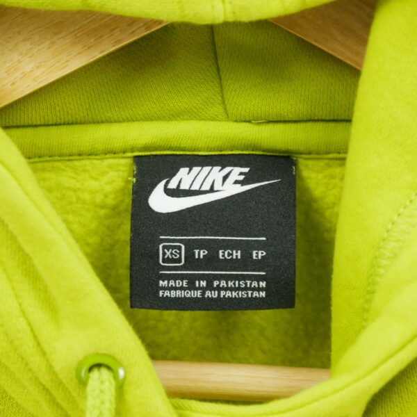 Sweat a capuche homme manches longues vert Nike Col Rond