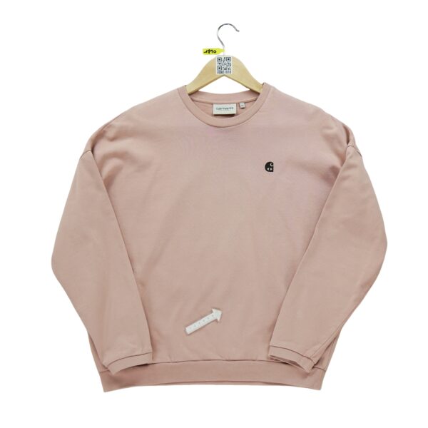 Sweat femme manches longues rose Carhartt Col Rond
