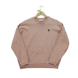 Sweat femme manches longues rose Carhartt Col Rond