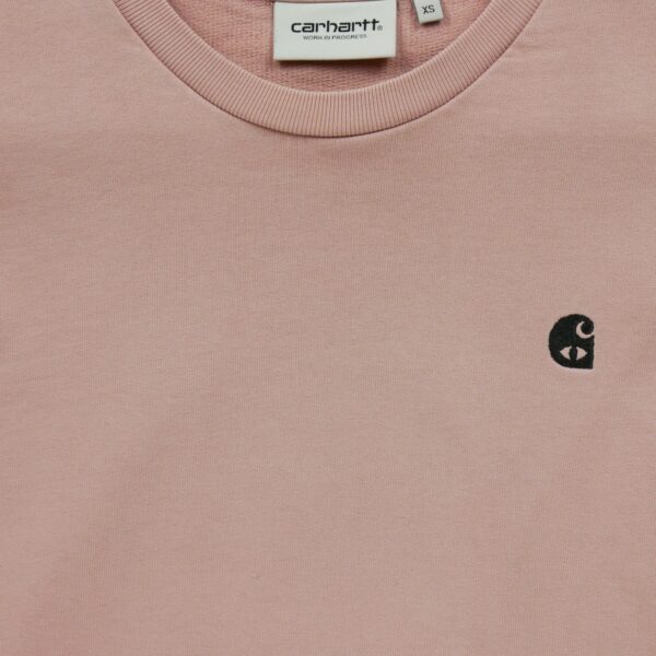 Sweat femme manches longues rose Carhartt Col Rond