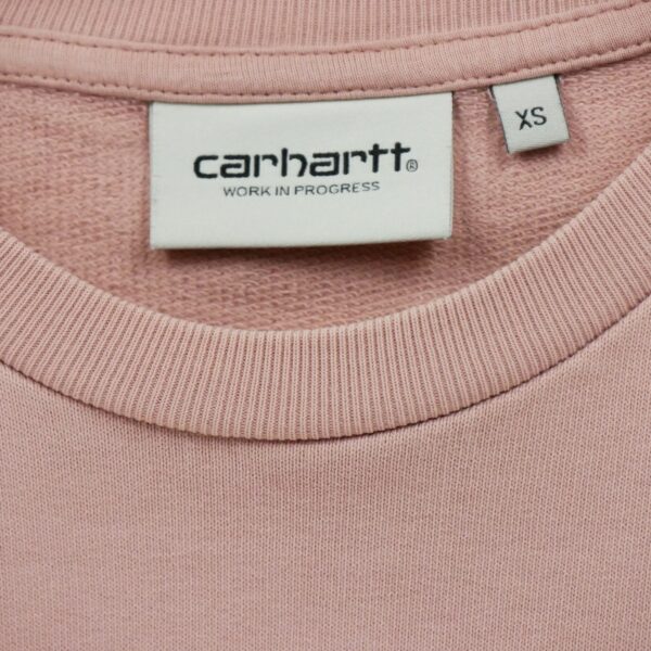 Sweat femme manches longues rose Carhartt Col Rond