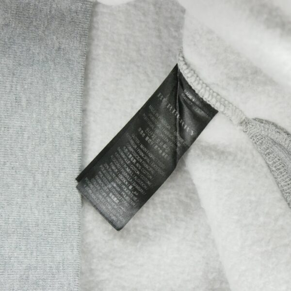 Sweat homme manches longues gris Burberry Motif imprime Col Rond