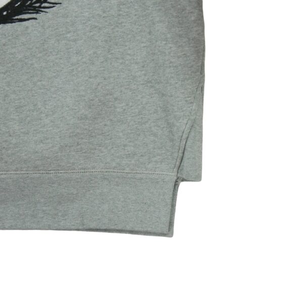 Sweat homme manches longues gris Burberry Motif imprime Col Rond
