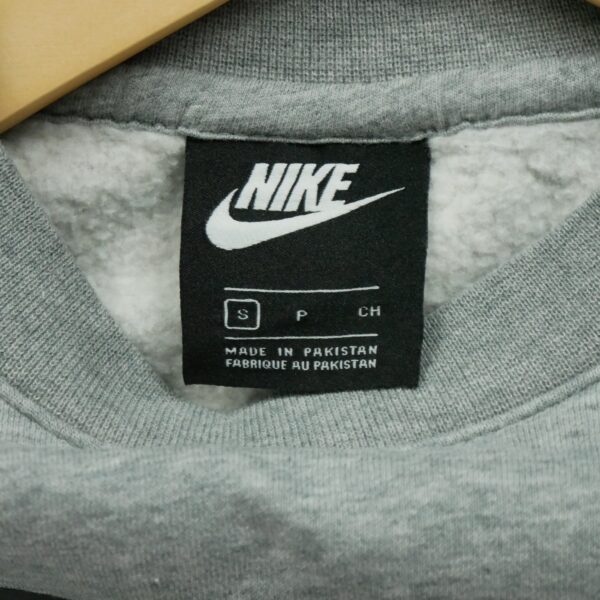 Sweat homme manches longues gris Nike Motif imprime Col Rond