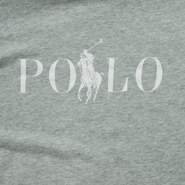 T shirt manches courtes femme gris Polo Ralph Lauren Motif imprime Col Rond