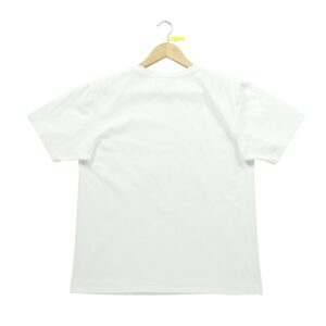 T shirt manches courtes homme blanc A Bathing Ape Bape Motif imprime Col Rond