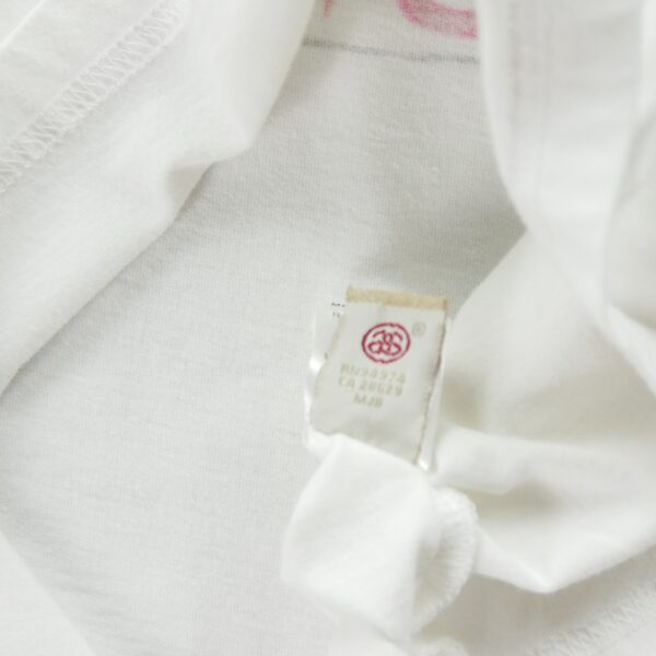 T shirt manches courtes homme blanc Stussy Motif imprime Col Rond