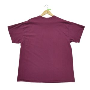 T shirt manches courtes homme bordeaux Vintage Motif imprime Col Rond Equipe Minnesota