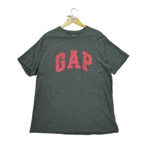 T shirt manches courtes homme gris Vintage Motif imprime Col Rond