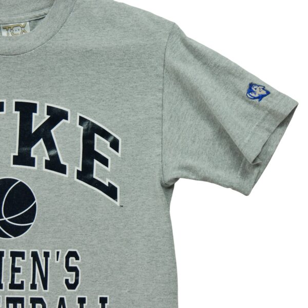 T shirt manches courtes homme gris Vintage Motif imprime Col Rond Equipe Duke