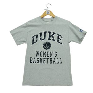 T shirt manches courtes homme gris Vintage Motif imprime Col Rond Equipe Duke
