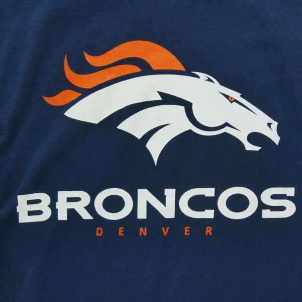 T shirt manches courtes homme marine NFL Team Apparel Motif imprime Col Rond Equipe Denver Broncos