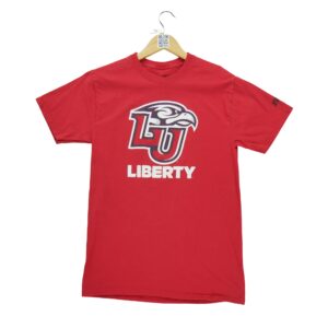 T shirt manches courtes homme rouge Russell Athletic Motif imprime Col Rond