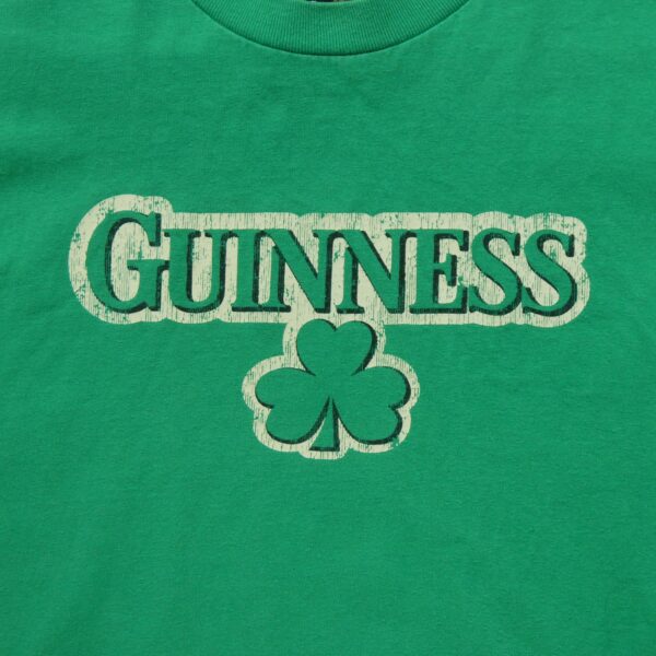 T shirt manches courtes homme vert Vintage Col Rond