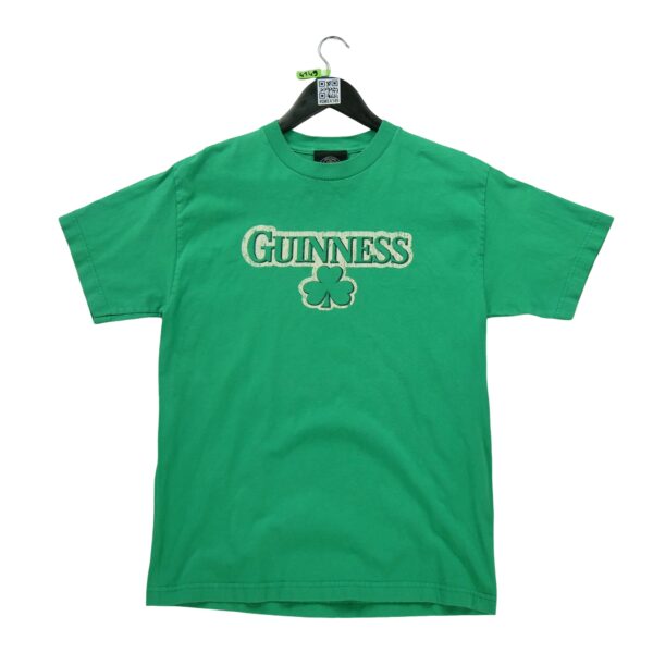 T shirt manches courtes homme vert Vintage Col Rond